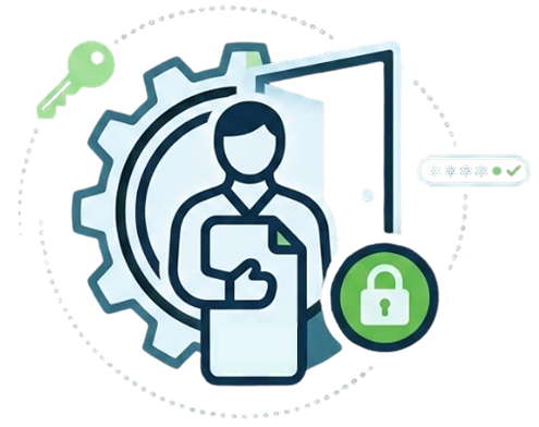 Ilustração de login